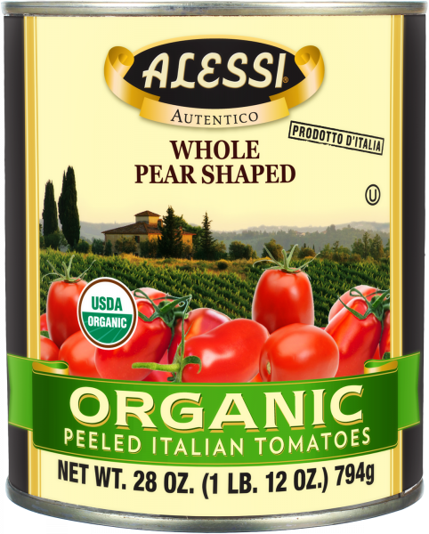 Organic Peeled Tomatoes - Alessi Foods