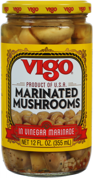 Vigo 12 oz Marinated Mushrooms