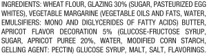 ingredients label for Sfogliatine Cookies