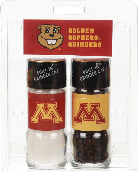 Alessi 4.17 oz University of Minnesota® Golden Gophers® Grinder Set