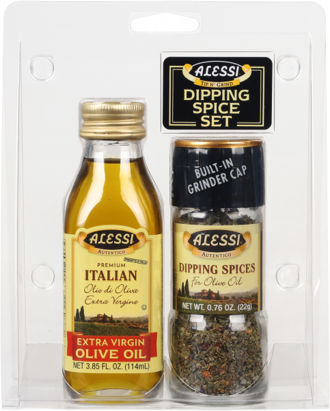 Alessi 4.456 oz Extra Virgin Olive Oil & Dipping Spices