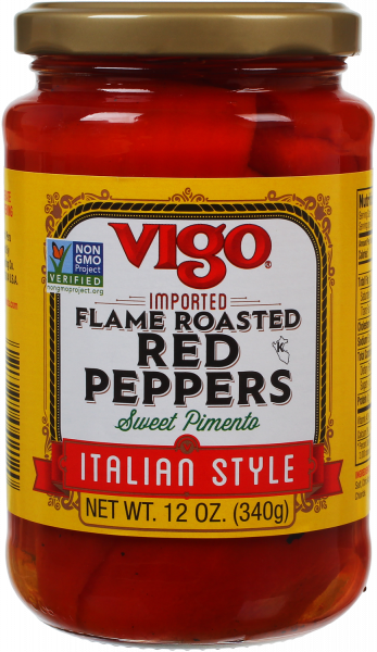 Vigo 12 oz Roasted Red Peppers