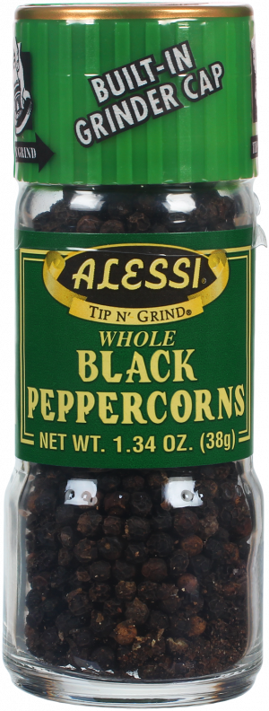 Whole Black Peppercorns Grinder