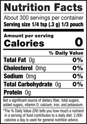 nutrition label for Vigo Flavoring