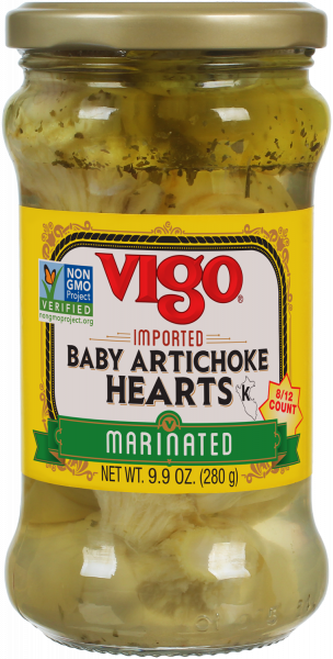 Vigo 9.9 oz Marinated Baby Artichoke Hearts