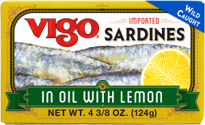 Sardines in Oil With Lemon