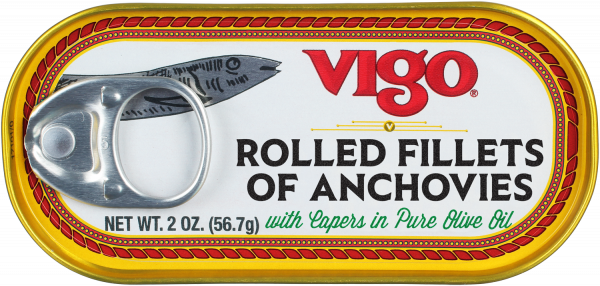 Vigo 2 oz Rolled Anchovies