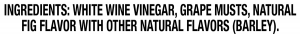 ingredients label for Fig Infused Balsamic Vinegar