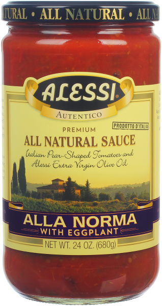 Alessi 24 oz Pasta Sauce Alla Norma with Eggplant