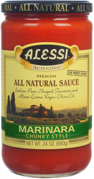 Alessi 24 oz Chunky Marinara Sauce