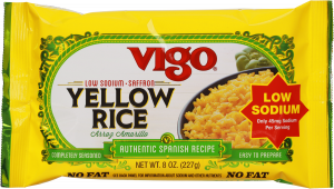 Low Sodium Yellow Rice Dinner