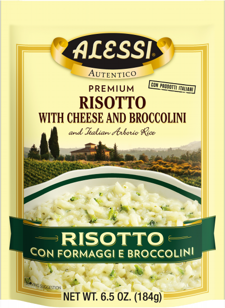 Alessi 6.5 oz Risotto with Cheese and Broccolini