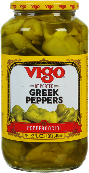 Vigo 32 fl. oz Greek Peppers