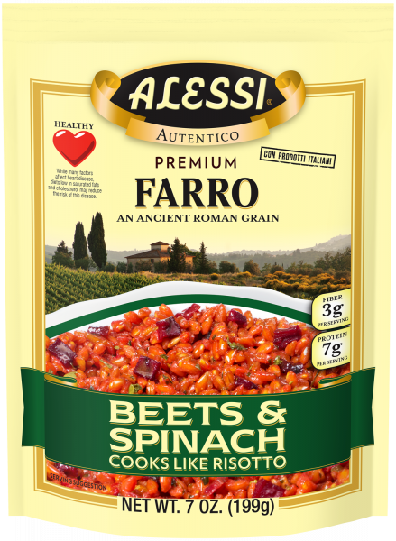 Alessi 7 oz Beets & Spinach Farro