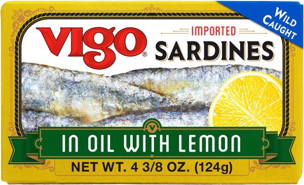 Vigo 4.38 oz Sardines in Oil With Lemon