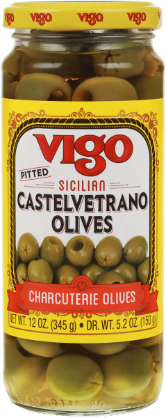 Vigo 5.2 oz Pitted Castelvetrano Olives