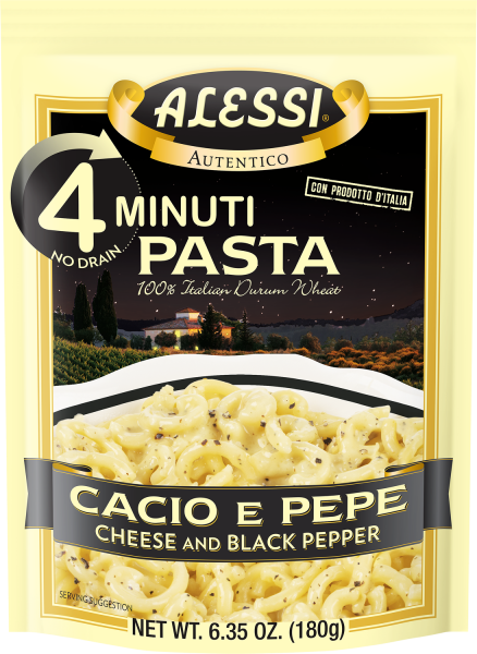 Alessi 6.35 oz Cacio E Pepe Quick 4 Minute Pasta