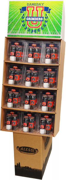 Alessi 4.17 oz Auburn® Salt & Pepper Grinder Clamshell Display
