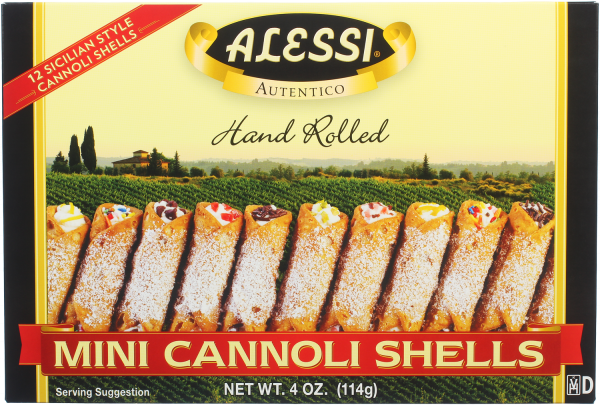 Alessi 4 oz Mini Cannoli Shells
