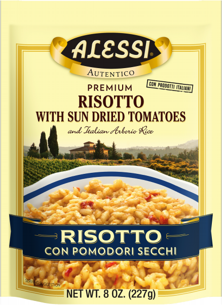 Alessi 8 oz Risotto with Sun Dried Tomatoes
